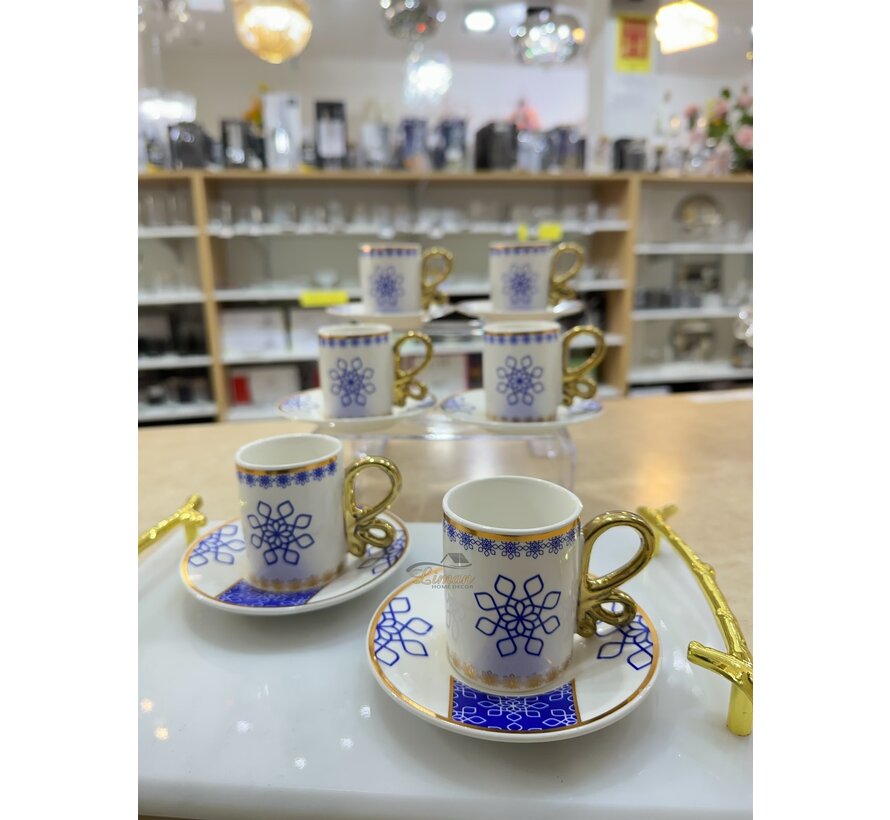 ACR Blue Sky Espressoset 12 Delig | 6 Persoons