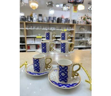 ACR ACR Blue Sky Espressoset 12 Delig | 6 Persoons