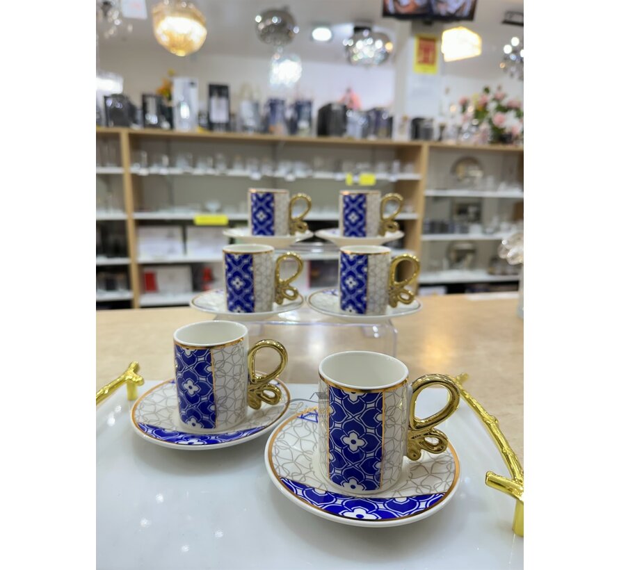 ACR Blue Sky Espressoset 12 Delig | 6 Persoons