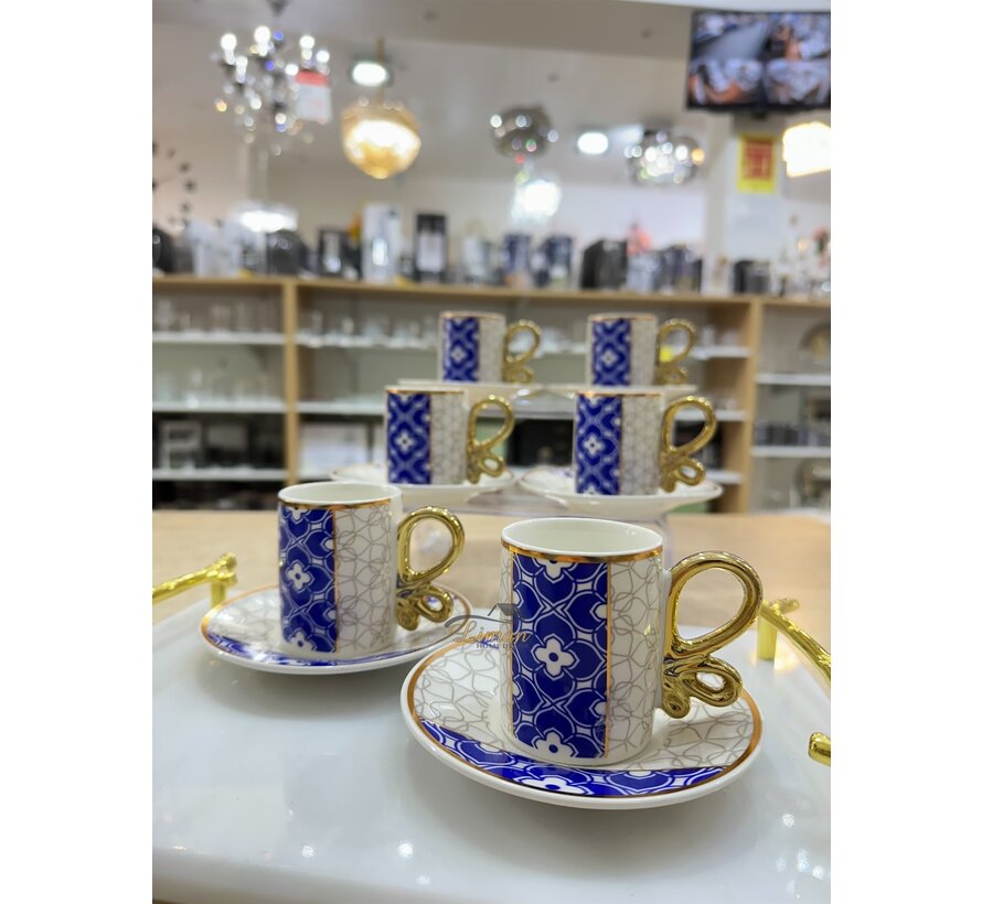 ACR Blue Sky Espressoset 12 Delig | 6 Persoons