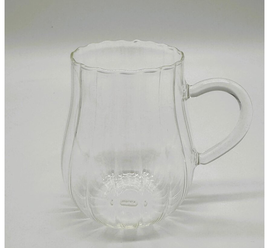Line Pear 2 delige Borosilikatglas 300ml