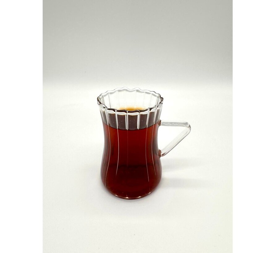Ribbled Line 6'li Borosilikat Caybardagi 200 ml