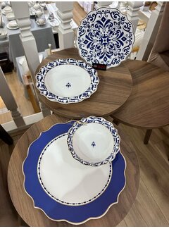 ACR ACR Nancy Geschirrset 24-teilig / 6 Personen Blau