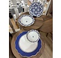 ACR Nancy Geschirrset 24-teilig / 6 Personen Blau