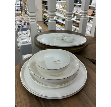 BRICARD PORCELAIN Bricard Porcelain Canet  6-Kisilik | 27-parça Yemek Takımı Gold