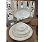 Bricard Porcelain Melun 6-Persons | 27-Piece Dinnerware Set Silver