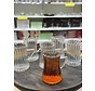 Ribbled Line 6'li Borosilikat Caybardagi 200 ml