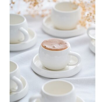 Bondy Espressoset 12 Delig | 6 Persoons