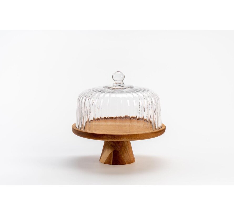 Rustic Wood Taartplatteau 26 cm