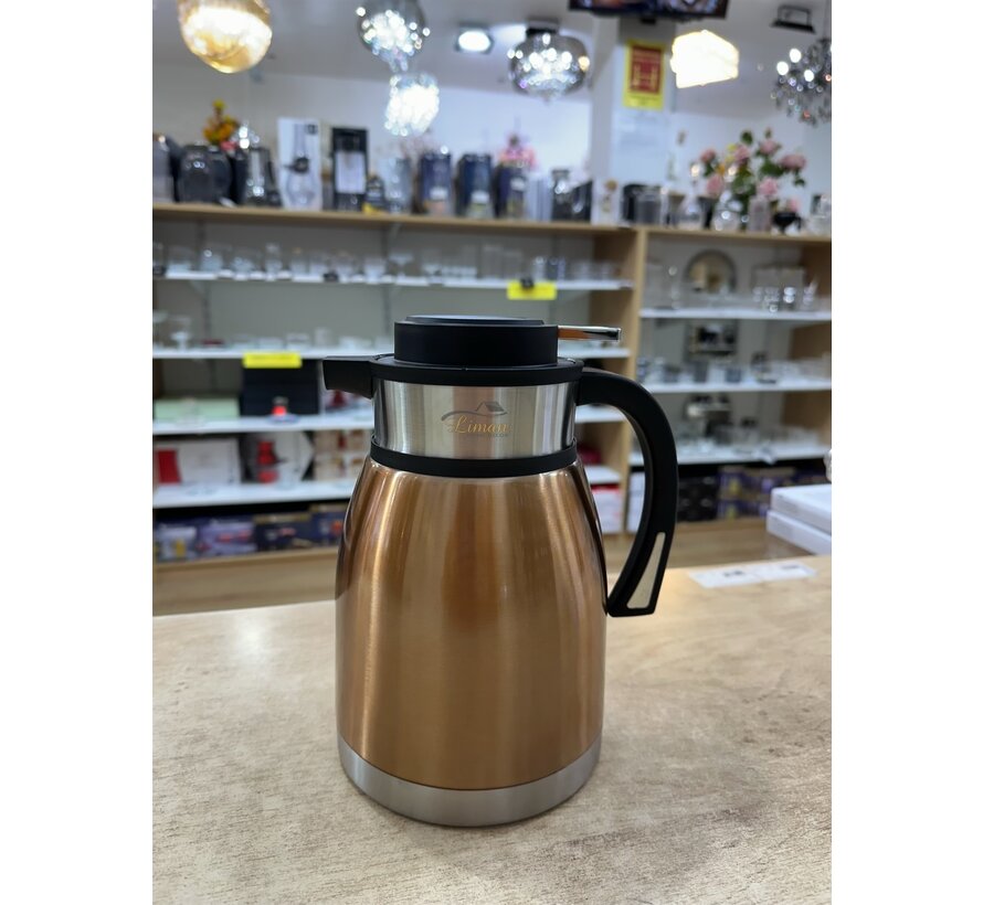 Bavary Thermosfles 1,5 Liter Koper Goud