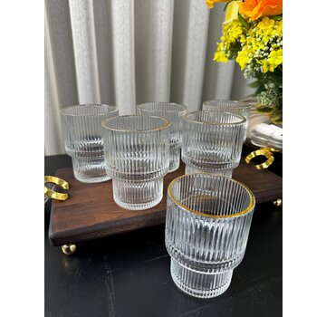 Ray Short 6 Delige Glas 180 ML Gold