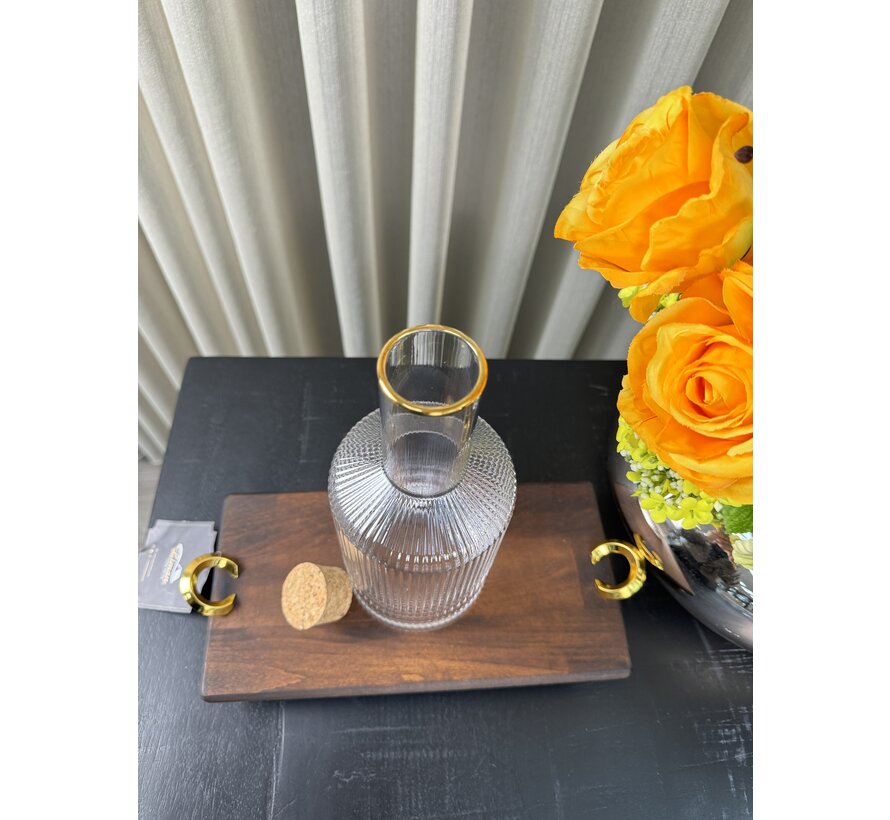RIBBLE KARAAF TRANSPARANT- GOLD  1,15 Liter