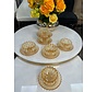 LOTUS SCHALENSET GOUD 12 DELIG  | 6 PERSOONS