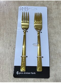 DIVA GOLD DINERVORK 6 DELIG