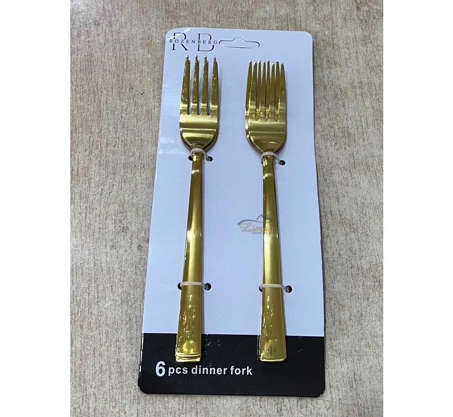 DIVA GOLD DINERVORK 6 DELIG