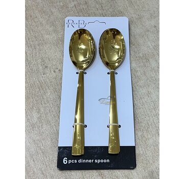 DIVA GOLD 6 ADET YEMEK KASIGI