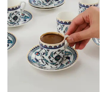 KARACA Karaca Rumi Espressoset 12 Delig | 6 Persoons