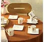 Karaca Valencia Kaffeetassen-Set für 6 Personen 190 ml