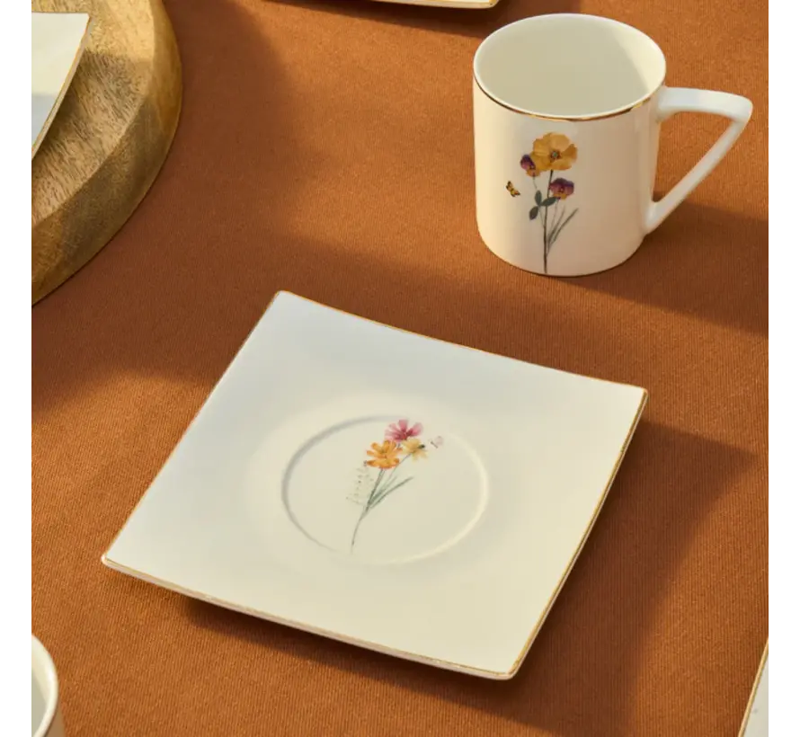 Karaca Valencia Kaffeetassen-Set für 6 Personen 190 ml