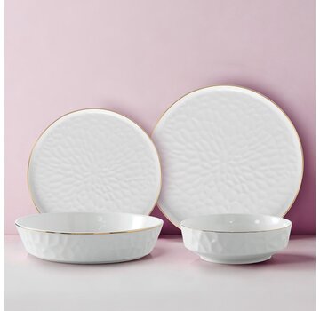 LIV Estella Gold Rond 6-Persoons | 24-Delig Serviesset