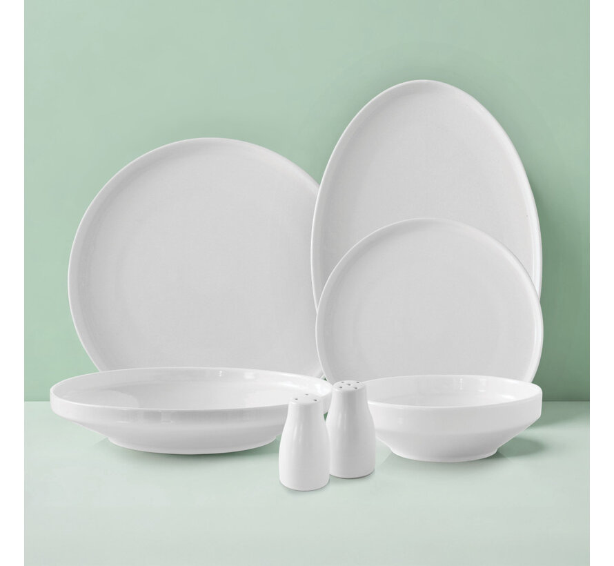 Claire 6-Persoons | 27-Delig Serviesset Wit