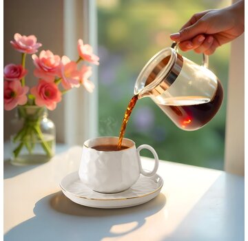 LIV Estella Gold Kaffetassen 6er Set