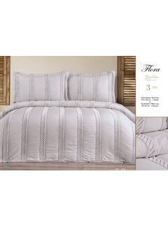 Bella home Flora Yatak Örtüsü Takımı Gri