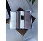 Bella Home Ribble Handdoekenset 4 Delig Cream / Bruin