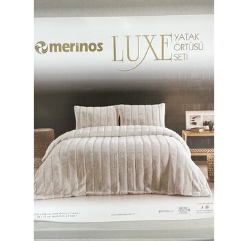 Merinos Luxusdecke Beige
