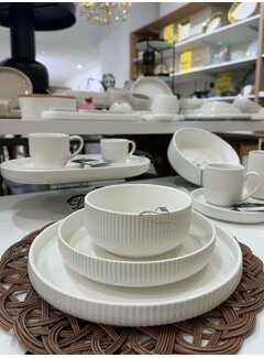 MARLE SERVIES SETI 18 PARCA | 6 KISILIK BEYAZ