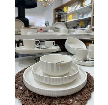 MARLE SERVIES SETI 18 PARCA | 6 KISILIK BEYAZ