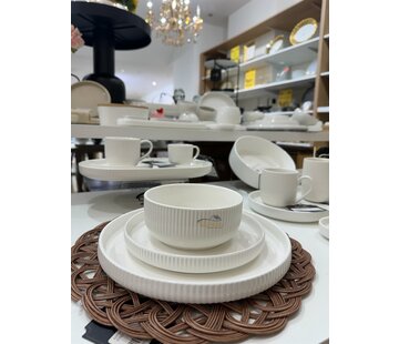 MARLE SERVIES SETI 18 PARCA | 6 KISILIK BEYAZ