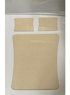 Bella home ensemble de draps housse en coton ranforce Cappicino