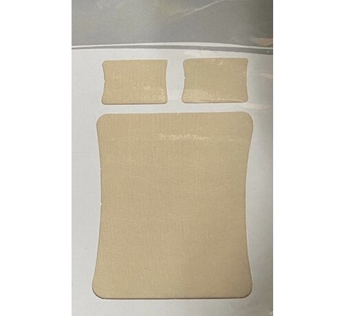 Bella home ensemble de draps housse en coton ranforce Cappicino