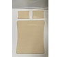 Bella home ensemble de draps housse en coton ranforce Cappicino