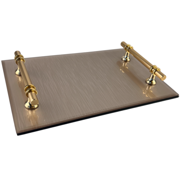 CELINE TRAY / 30X20 CM GOLD
