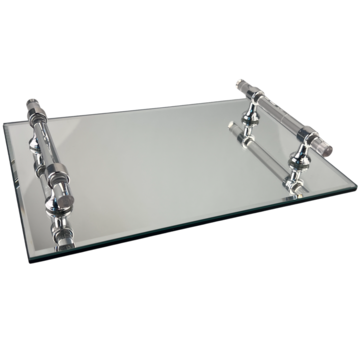CELINE TRAY / 30X20 CM SILVER