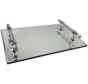 CELINE PLATEAU  / 30X20 CM ARGENT