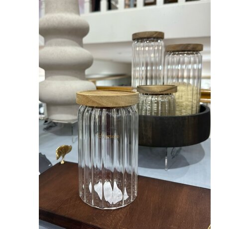 Rustic Wood  Vorratsbehälter 740ML Pru Stuck