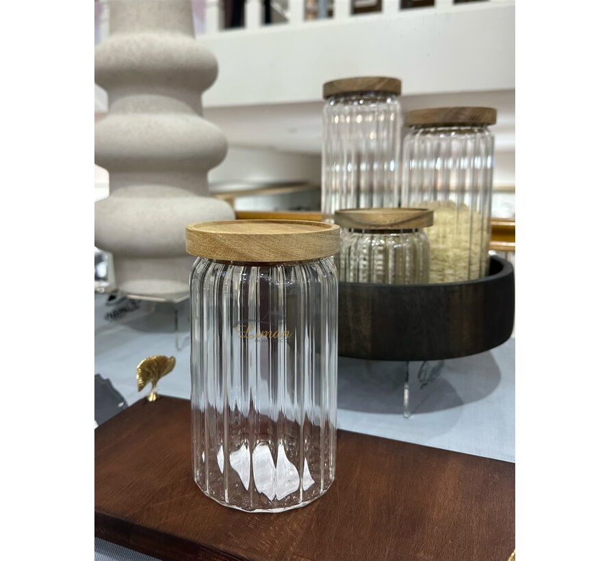 Rustic Wood  Vorratsbehälter 740ML Pru Stuck