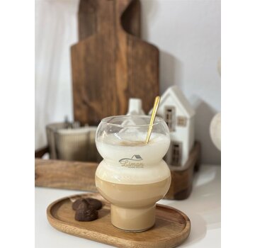 Belly Clear 2 delige Borosilikatglas 535 ml