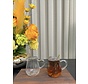 Line Pear 2 delige Borosilikatglas 300ml