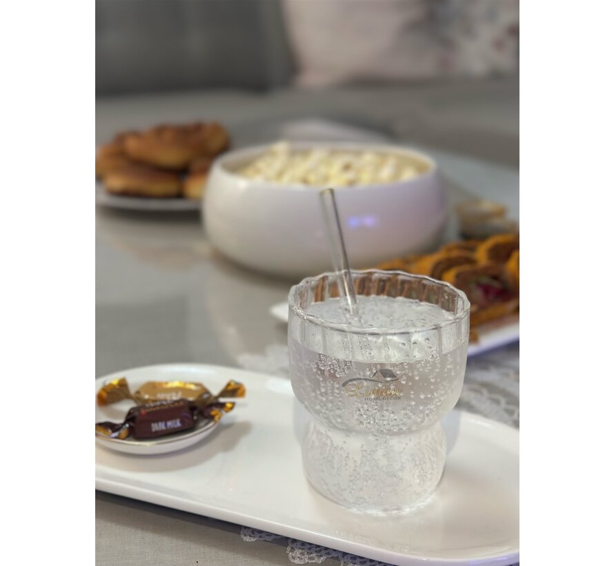 Line 2'li Borosilikatbardak 300 ml