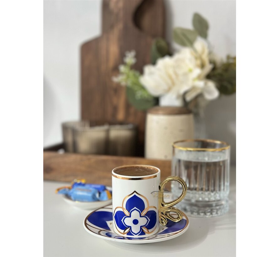 ACR Blue Sky 6 Kişilik Kahve Fincanı Takımı