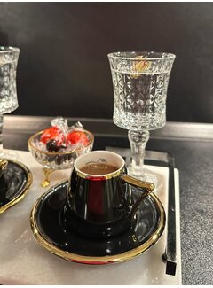 ACR ACR Mayla Espressoset 12 Delig | 6 Persoons Zwart