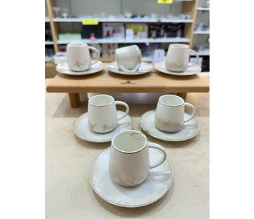 Aurora Espressoset 12 Delig | 6 Persoons