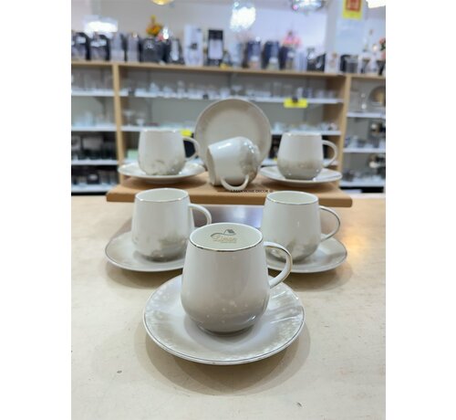 Aurora Koffieset 12 Delig | 6 Persoons