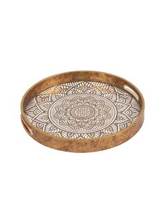 FUGURATO Tablett / Gold Ø36 CM
