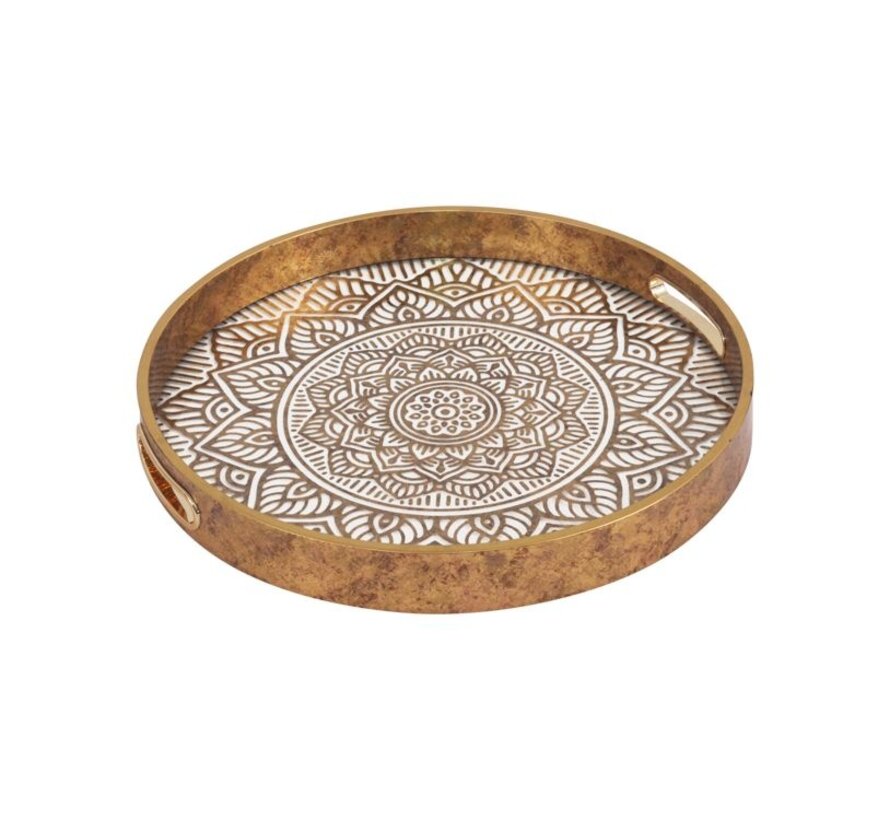 FUGURATO tray / Gold Ø36 CM