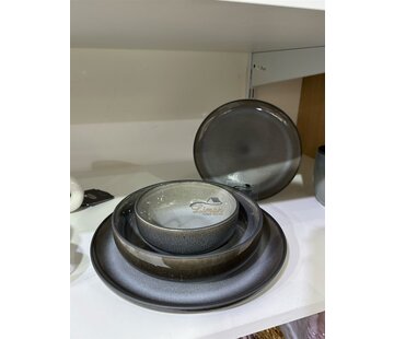Helsinki Brown 16 parca yemek takimi 4 kisilik